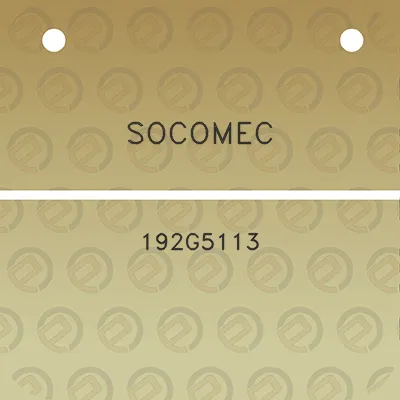 socomec-192g5113