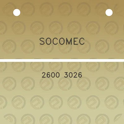 socomec-2600-3026