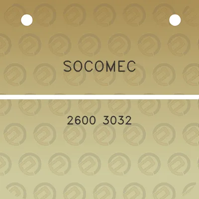 socomec-2600-3032