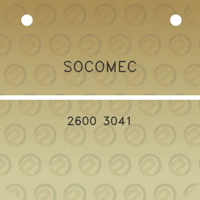 socomec-2600-3041