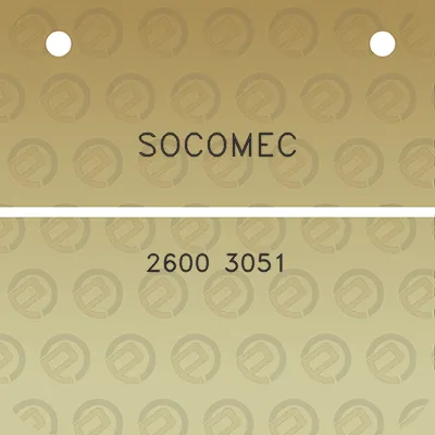 socomec-2600-3051