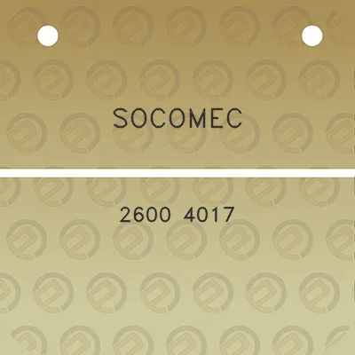 socomec-2600-4017