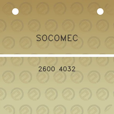 socomec-2600-4032