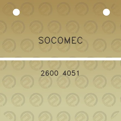 socomec-2600-4051