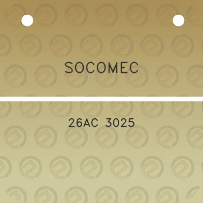 socomec-26ac-3025