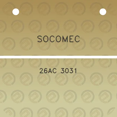 socomec-26ac-3031