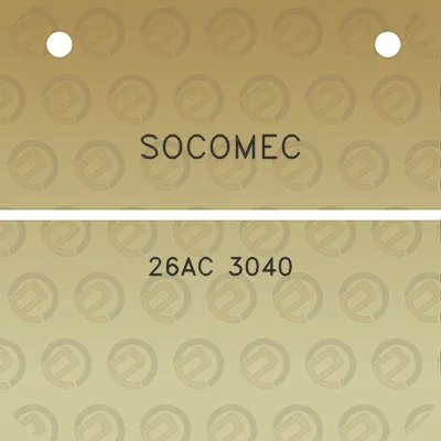 socomec-26ac-3040