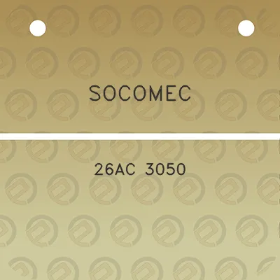 socomec-26ac-3050