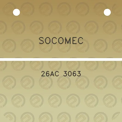 socomec-26ac-3063