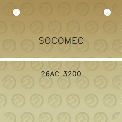 socomec-26ac-3200