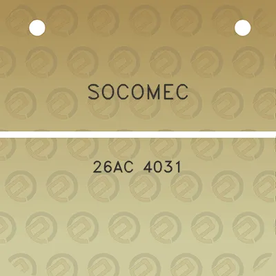 socomec-26ac-4031