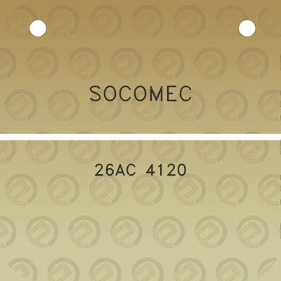 socomec-26ac-4120