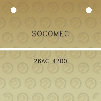 socomec-26ac-4200