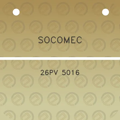 socomec-26pv-5016