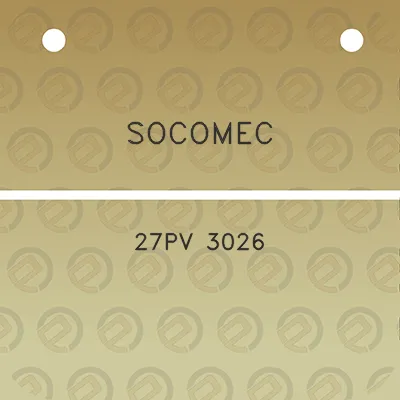 socomec-27pv-3026