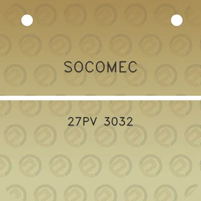 socomec-27pv-3032