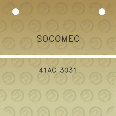 socomec-41ac-3031