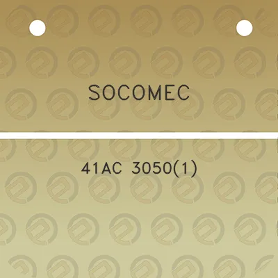 socomec-41ac-30501