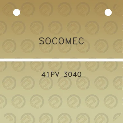 socomec-41pv-3040