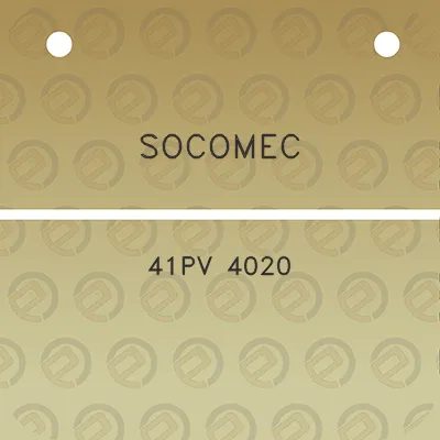 socomec-41pv-4020