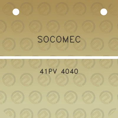 socomec-41pv-4040