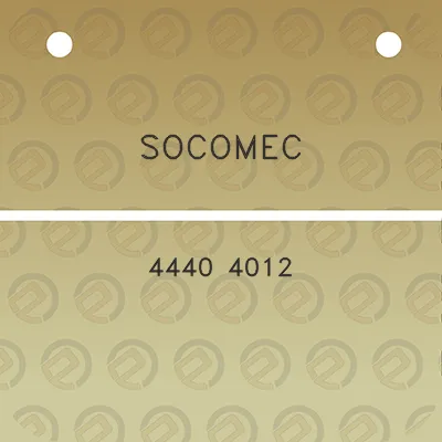 socomec-4440-4012