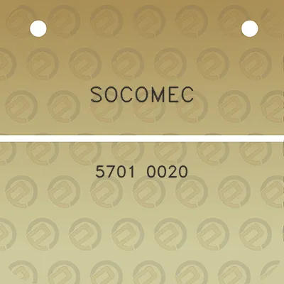 socomec-5701-0020