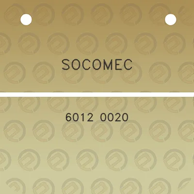 socomec-6012-0020