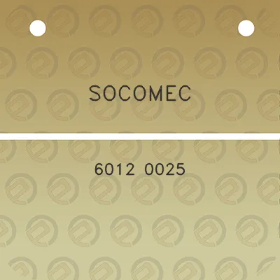 socomec-6012-0025