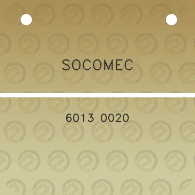 socomec-6013-0020