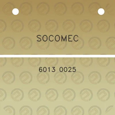 socomec-6013-0025