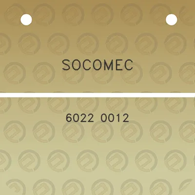 socomec-6022-0012