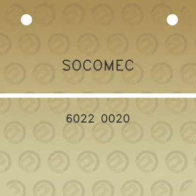 socomec-6022-0020