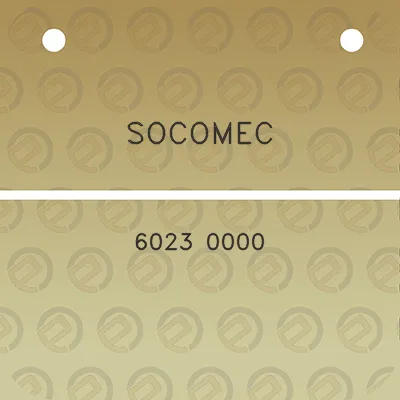 socomec-6023-0000