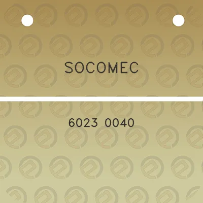 socomec-6023-0040