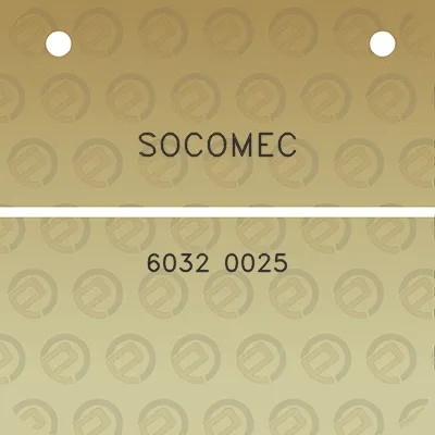 socomec-6032-0025