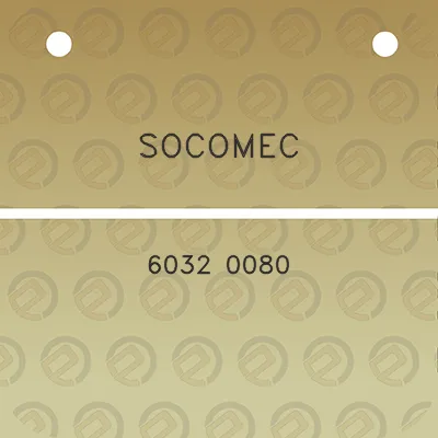 socomec-6032-0080