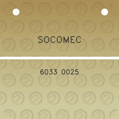 socomec-6033-0025