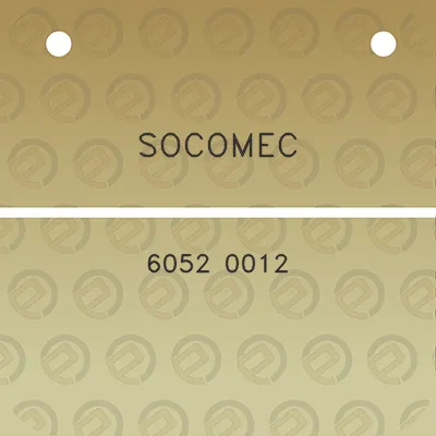 socomec-6052-0012