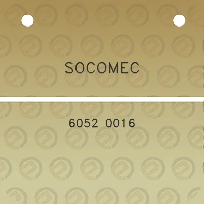 socomec-6052-0016