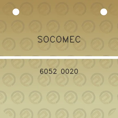 socomec-6052-0020