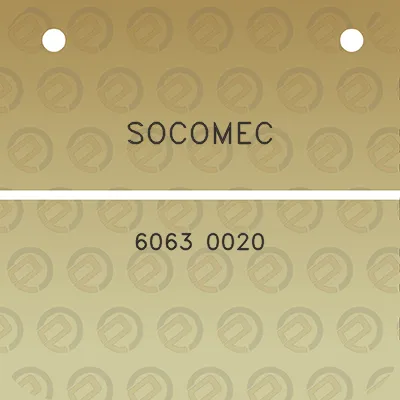 socomec-6063-0020