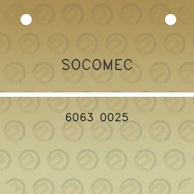 socomec-6063-0025