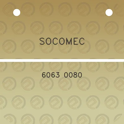 socomec-6063-0080