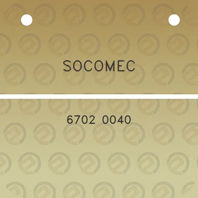 socomec-6702-0040