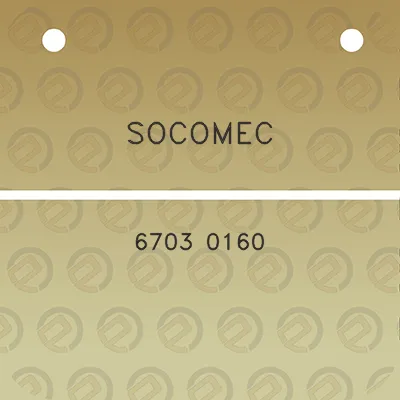 socomec-6703-0160