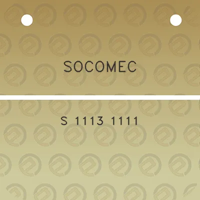 socomec-s-1113-1111