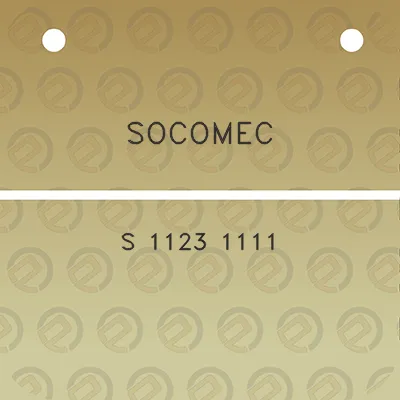 socomec-s-1123-1111