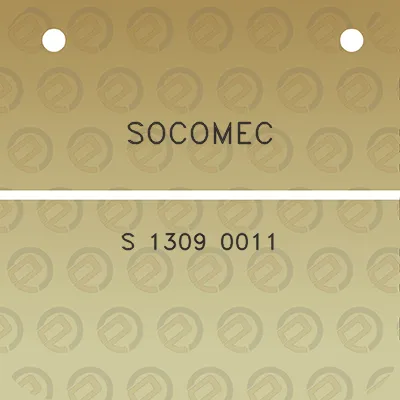 socomec-s-1309-0011