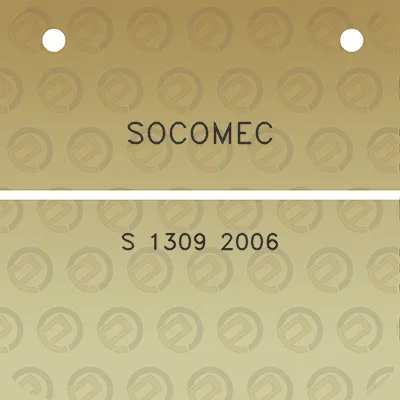 socomec-s-1309-2006